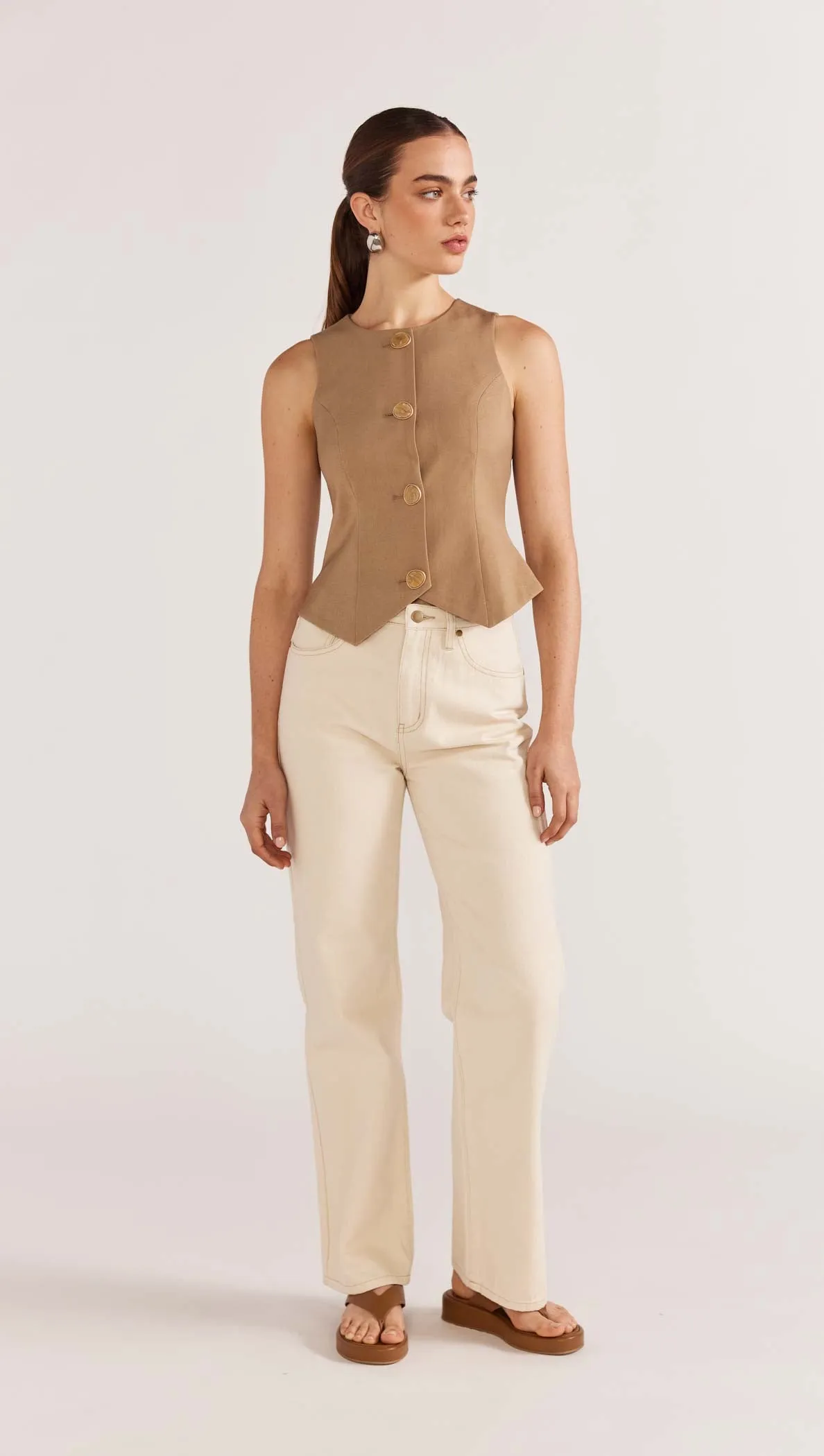 Plaza Vest | Camel