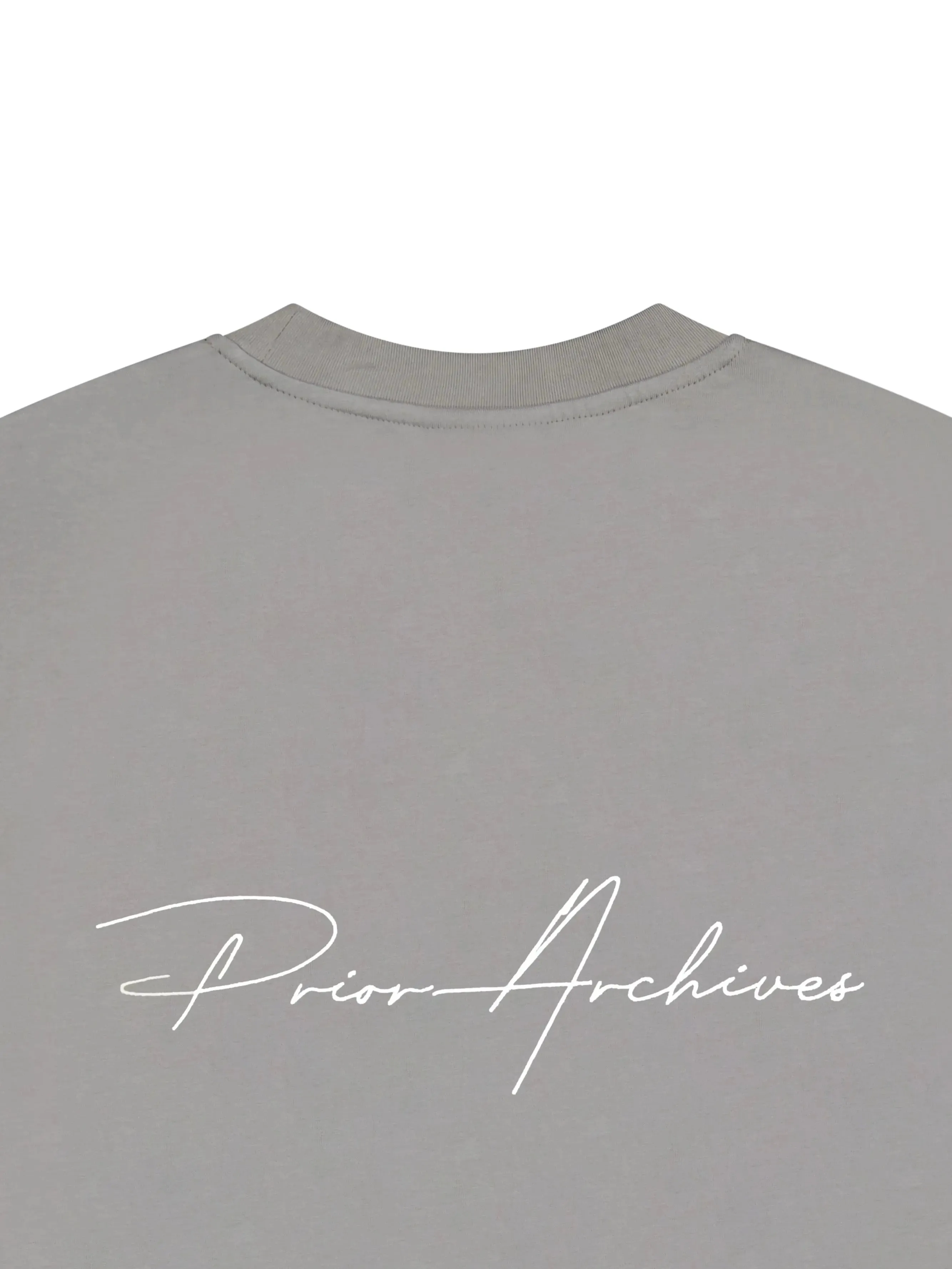 Prior Embroidery Logo Oversized T-shirt Soot