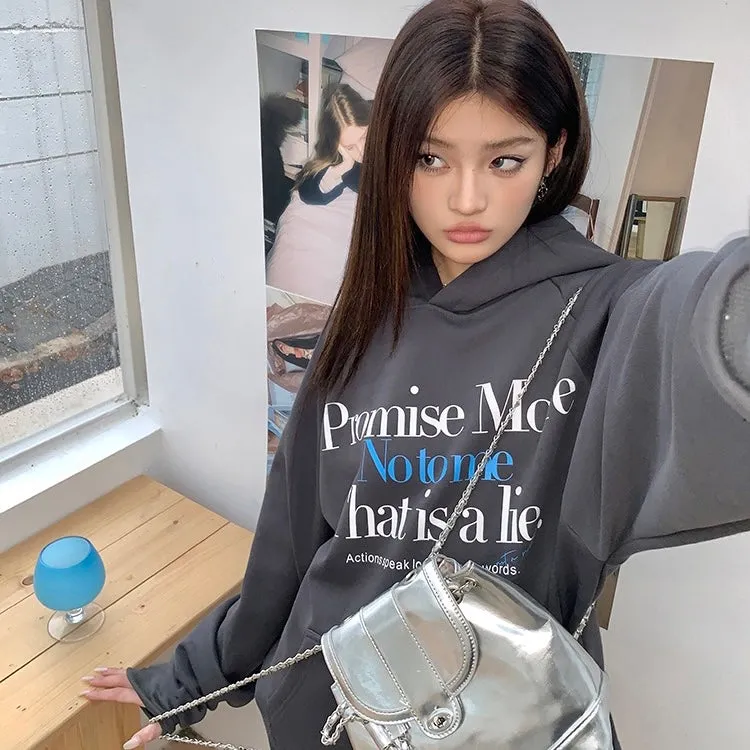 Promise Grey Hoodie