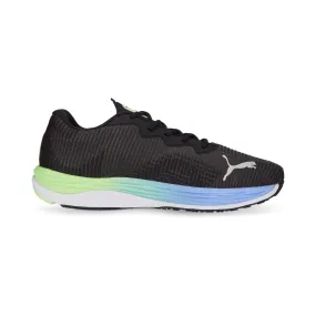 Puma men's running shoe Velocity Nitro Fade 378526 01 black purple electric silver