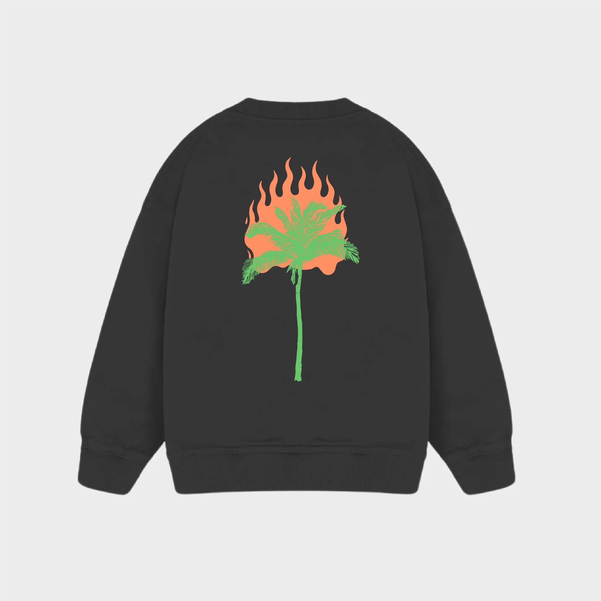 SAVE LA ROSE VINTAGE CREWNECK SWEATER (PASTEL ORANGE/PASTEL GREEN)