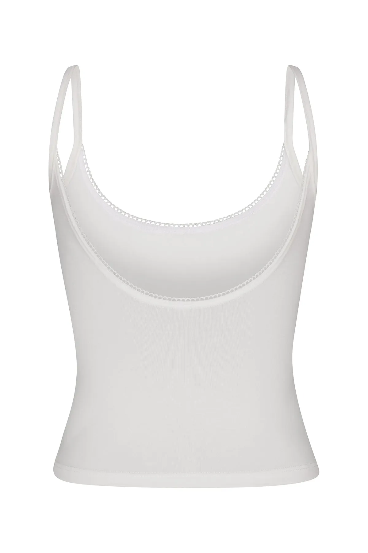 SCOOP BACK CAMI IN CLOUD