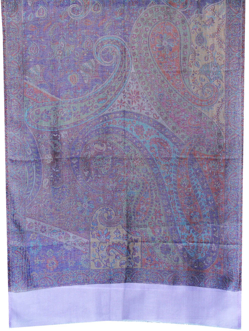 Shawls Paisley Wool Scarf Womens Indian Clothing Gift (80 x 28 inches)