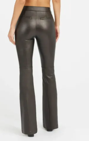 SPANX Leather Like Flare