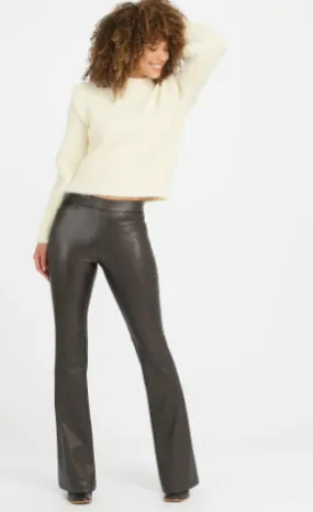 SPANX Leather Like Flare