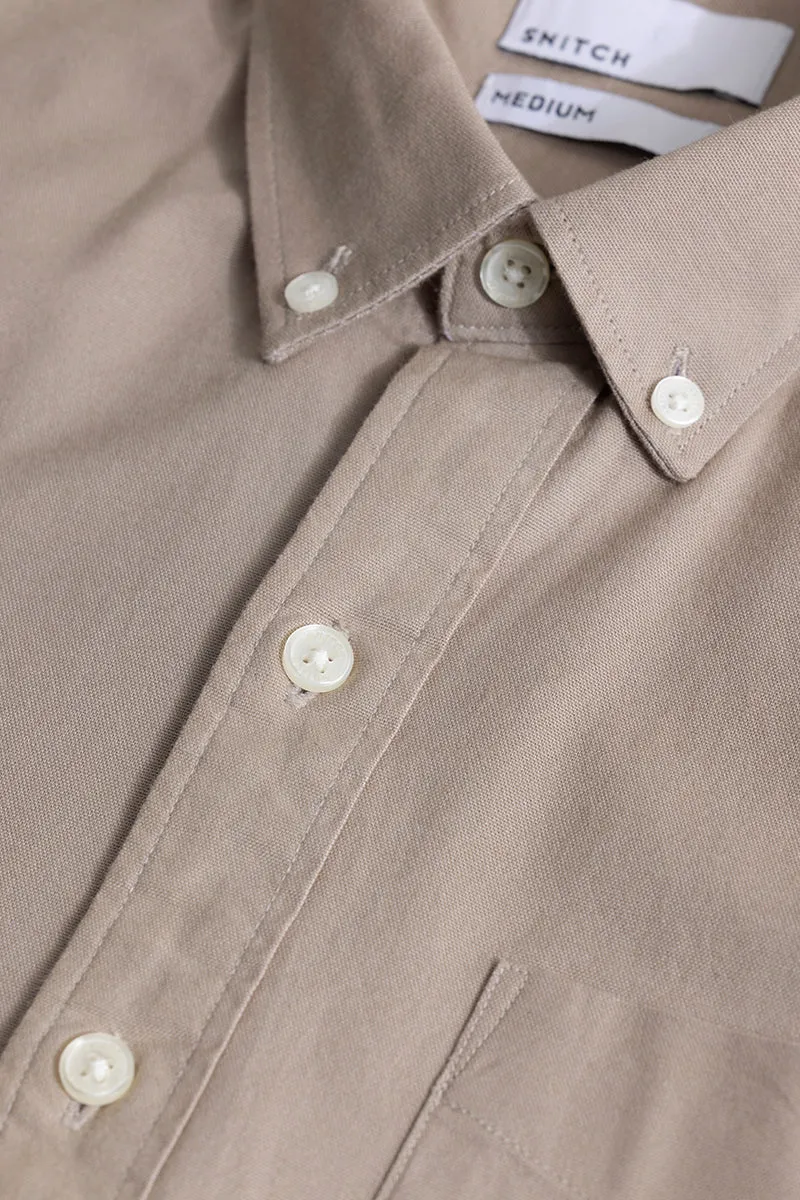 Timeless Tailored Khaki Shirt