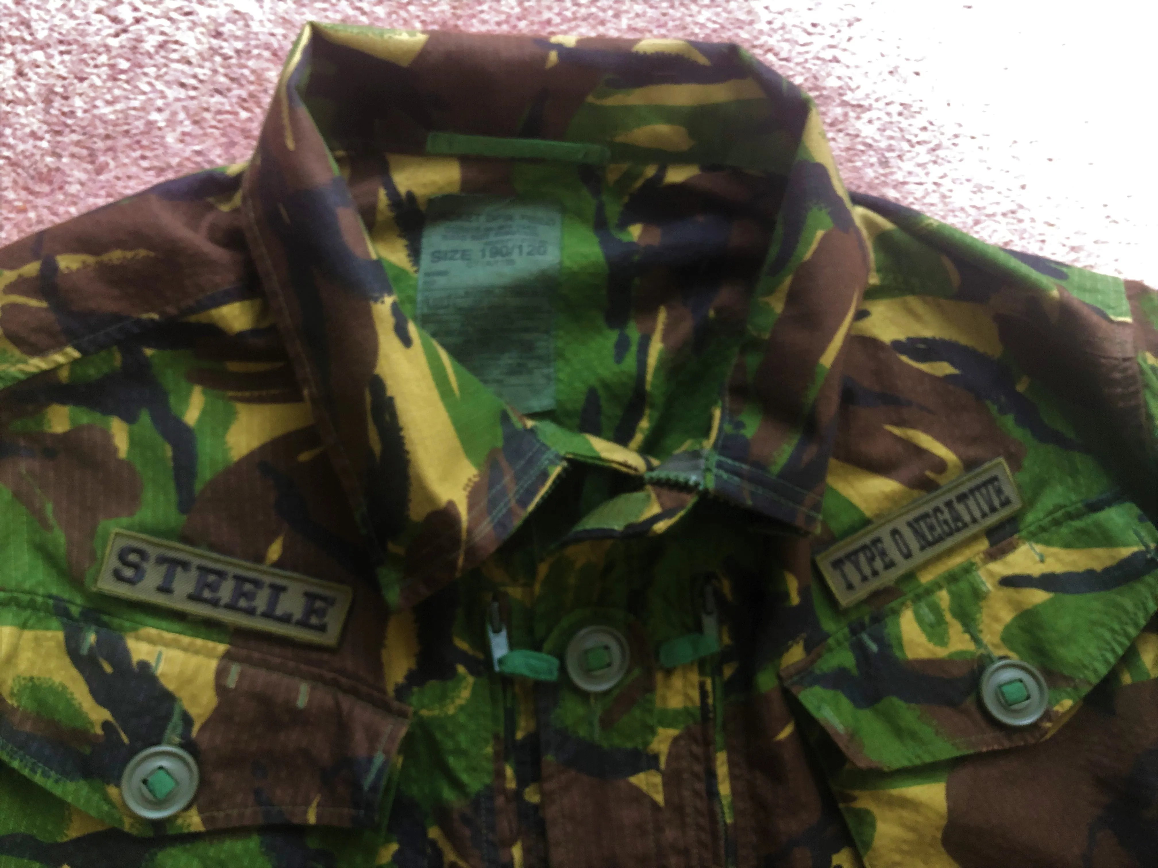 Type O Negative Vinnland Army Camouflage Jacket : Casket Crew Ultimate Edition