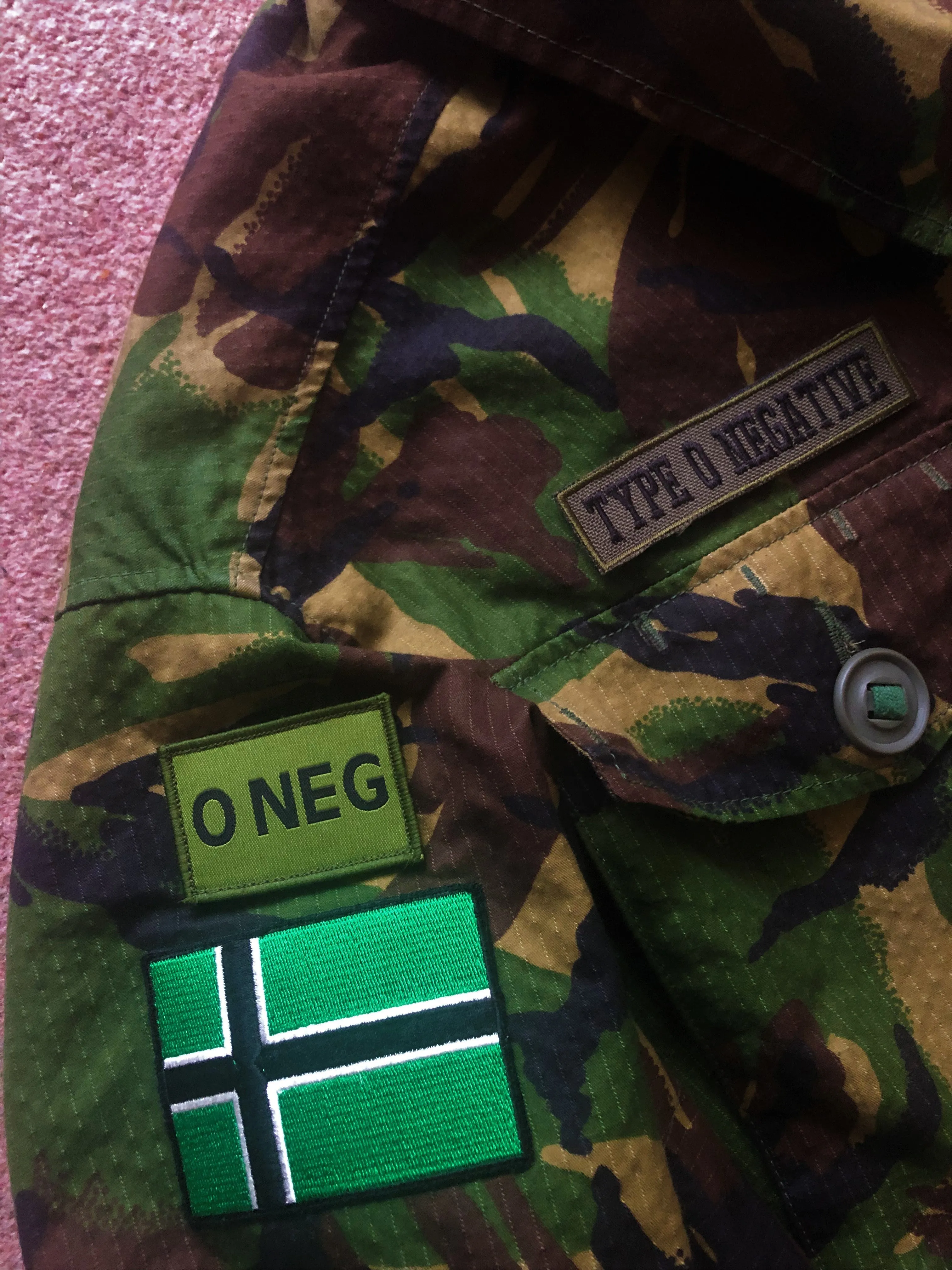 Type O Negative Vinnland Army Camouflage Jacket : Casket Crew Ultimate Edition