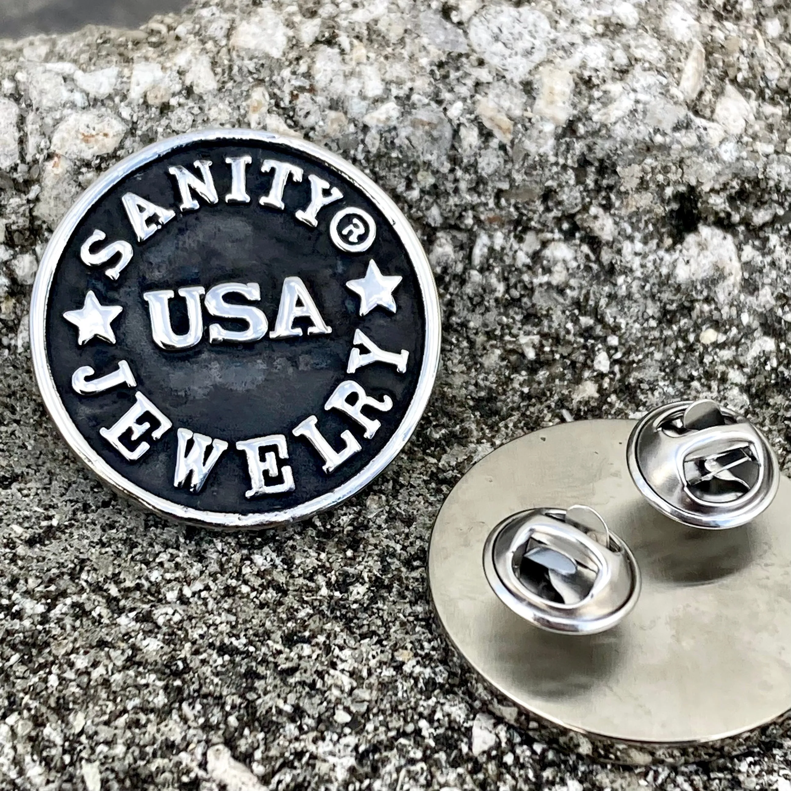 Vest Pin - Sanity USA - PIN28