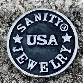 Vest Pin - Sanity USA - PIN28