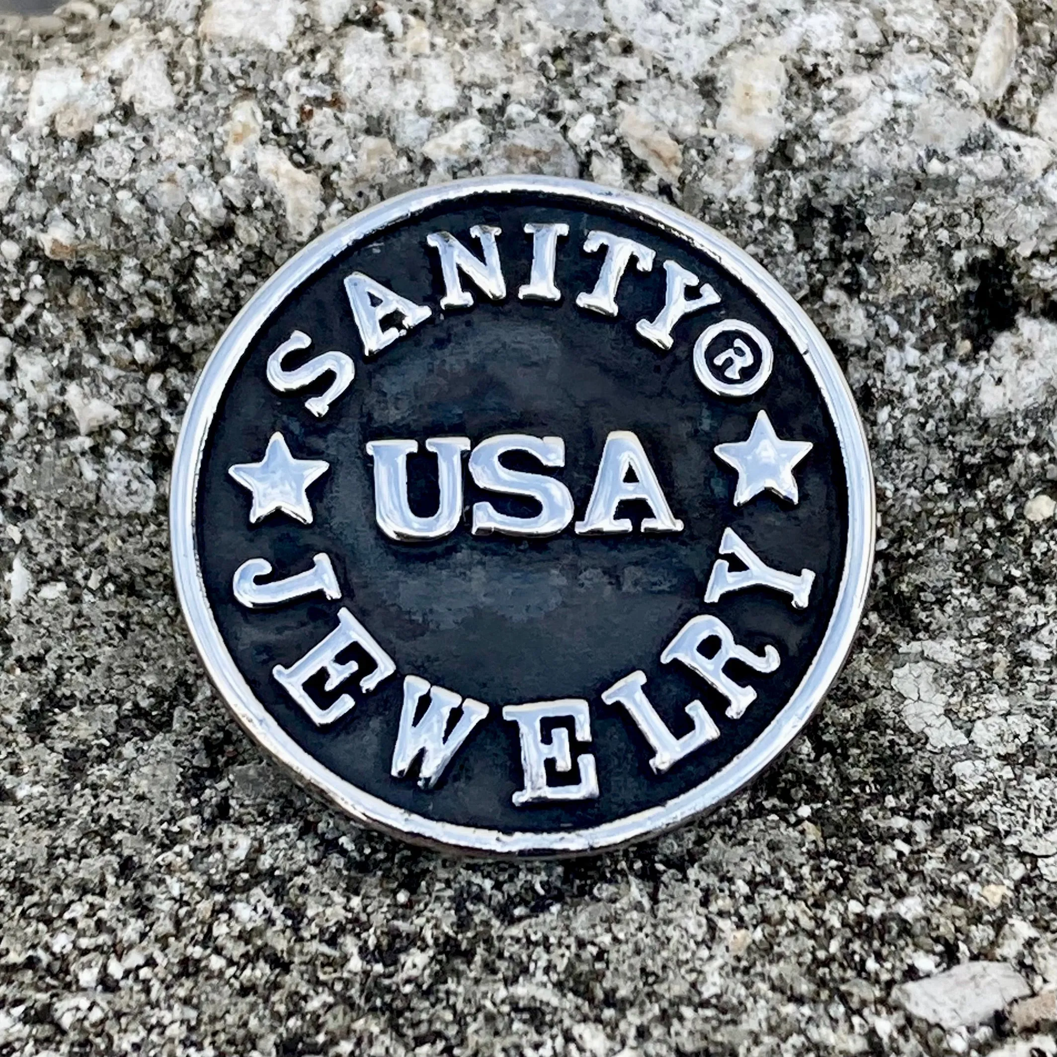 Vest Pin - Sanity USA - PIN28