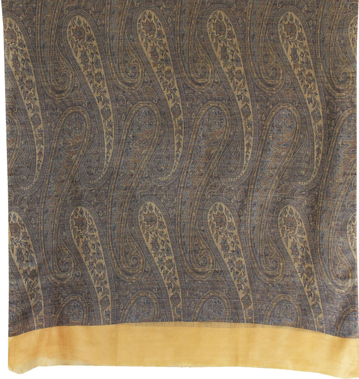 Women's Paisley Wool Shawl Wrap Gift India Clothing (82 x 42 inches)