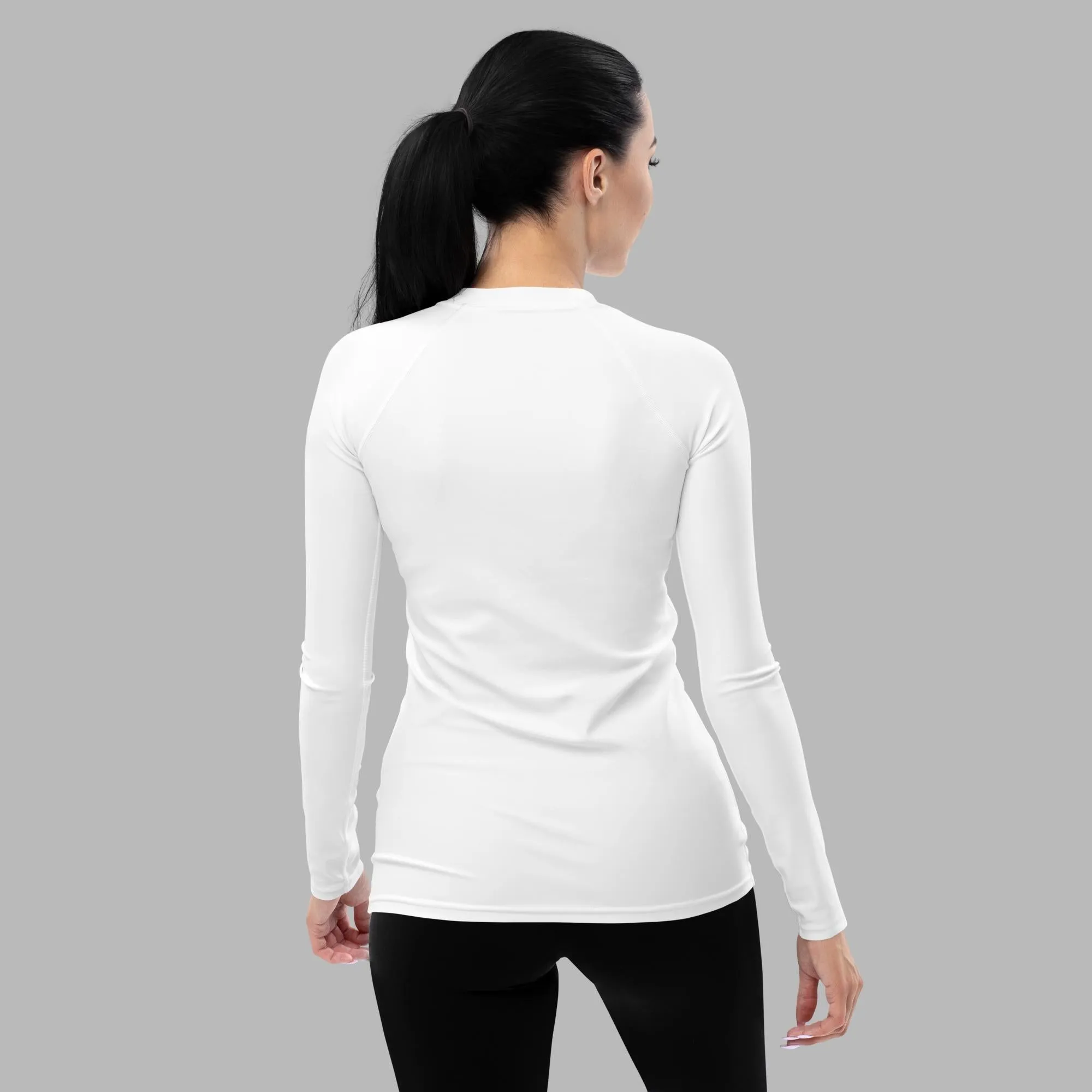 Women's Rash Guard - White