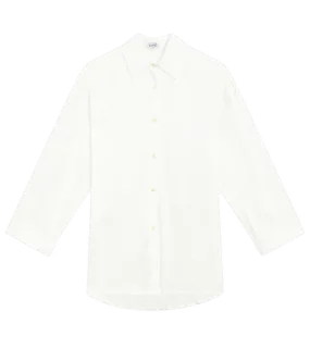 Yoko Oversized Button Down in White